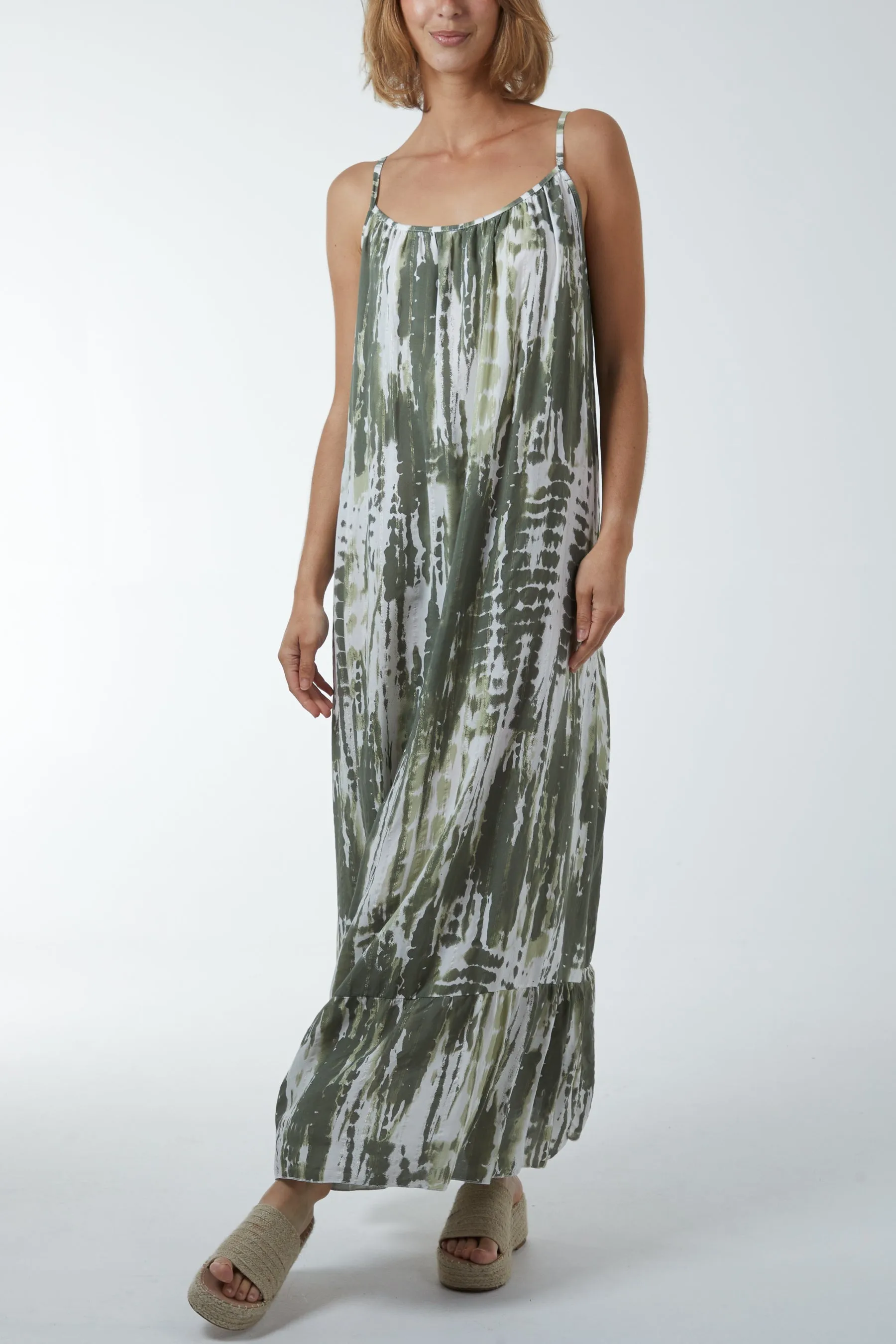 Tie Dye Cami Maxi Dress