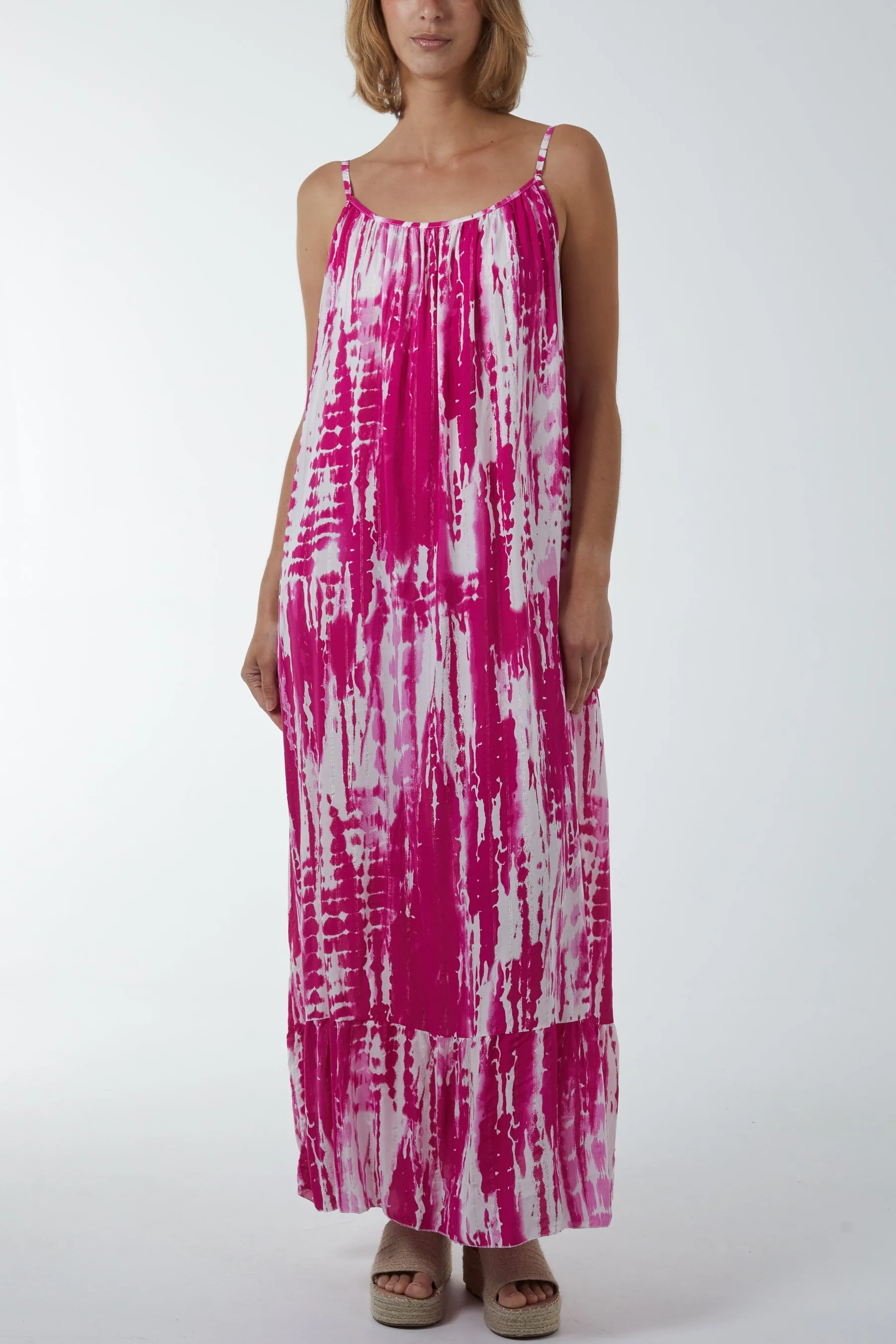 Tie Dye Cami Maxi Dress