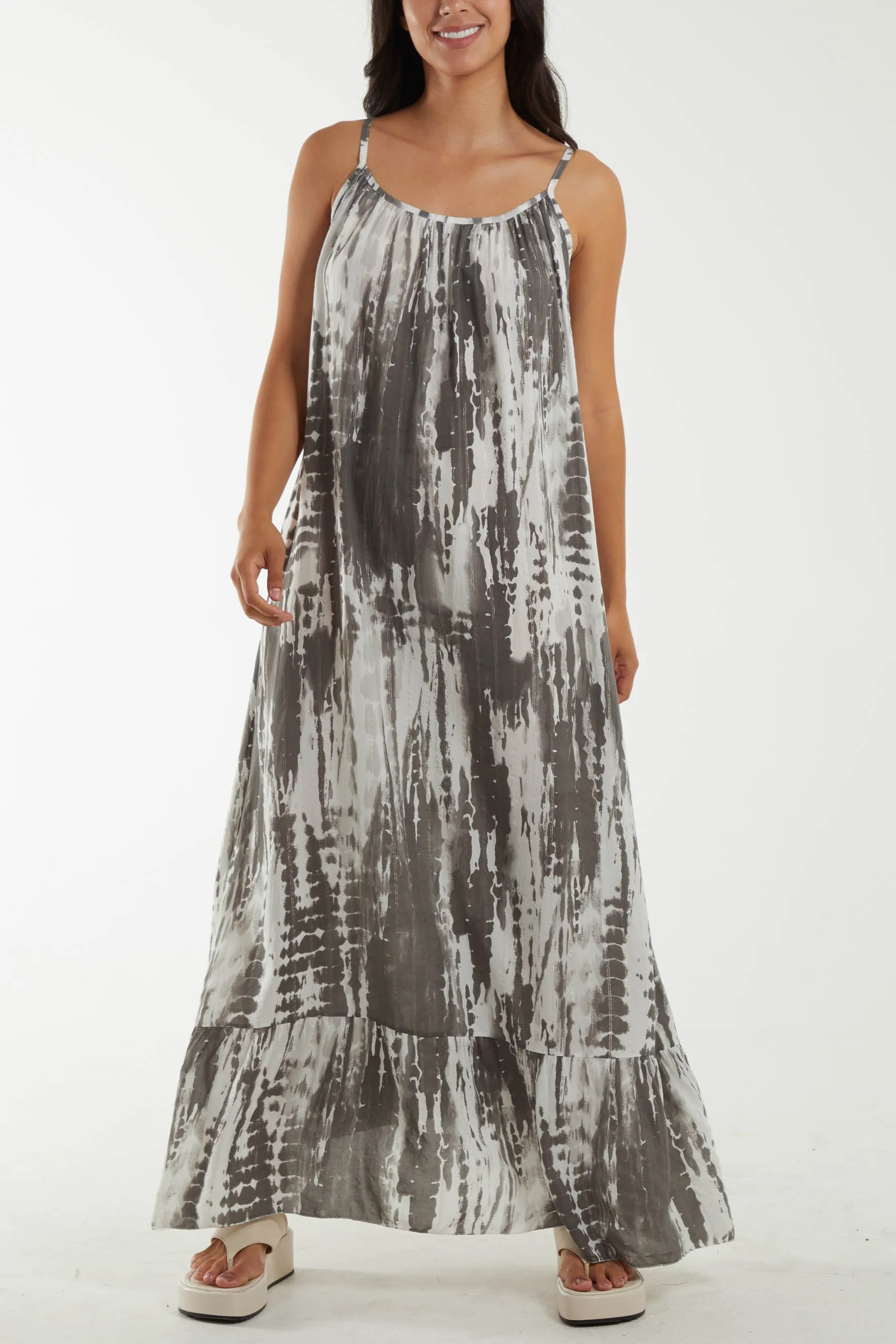Tie Dye Cami Maxi Dress