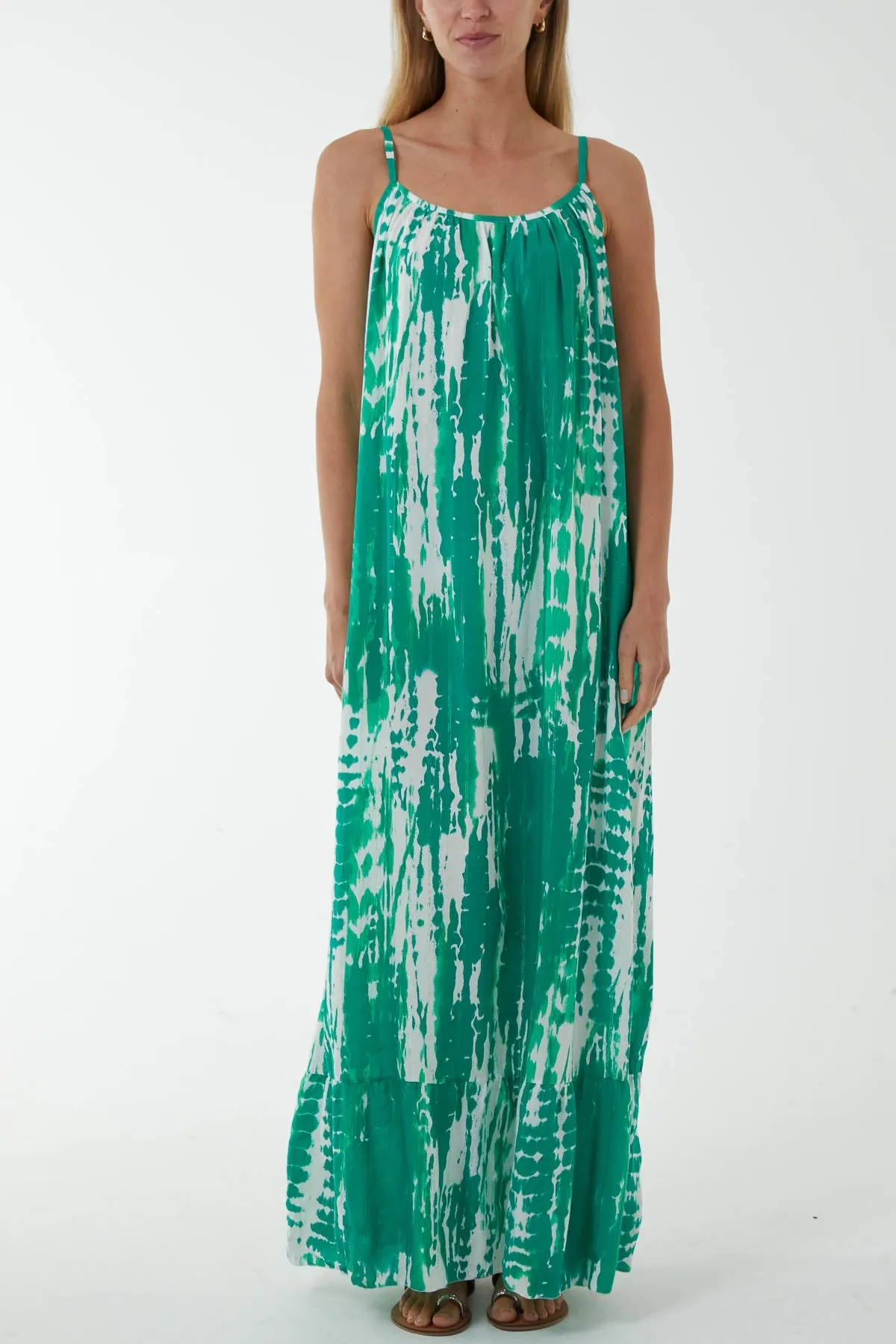 Tie Dye Cami Maxi Dress