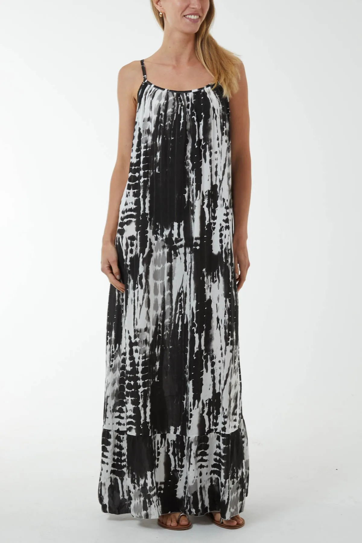 Tie Dye Cami Maxi Dress