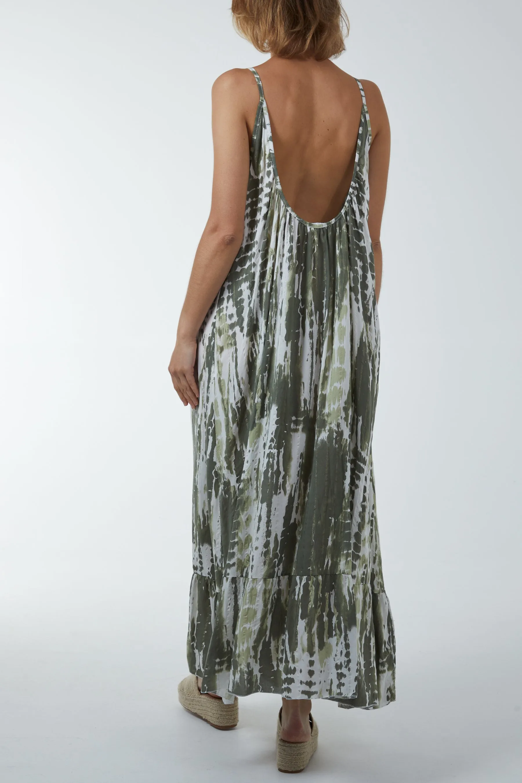 Tie Dye Cami Maxi Dress