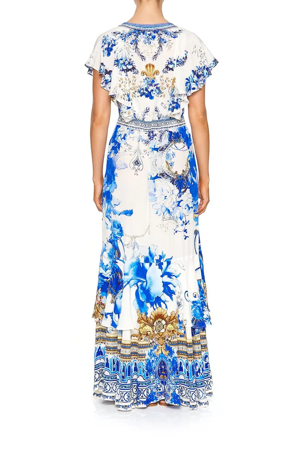 TIE FRONT MAXI WITH SPLIT SAINT GERMAINE