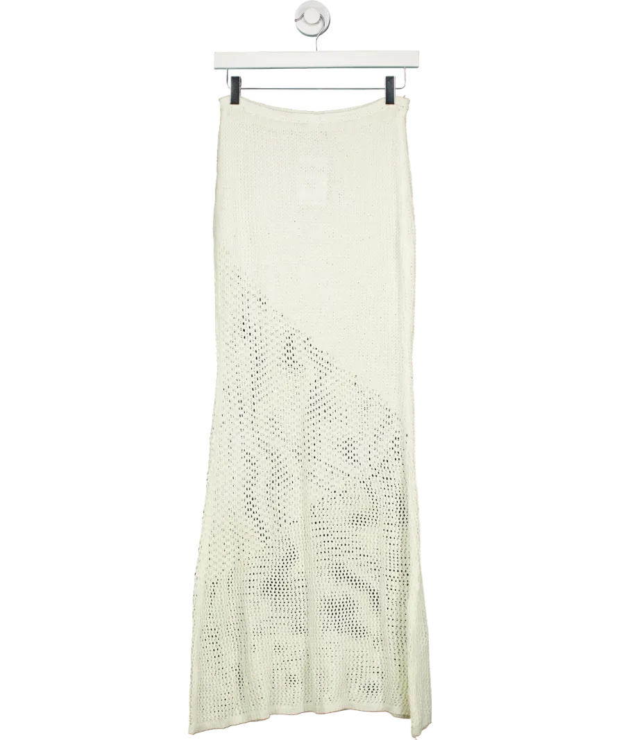 Tiger Mist Cream Shah Skirt UK 10