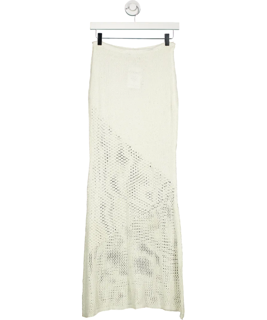 Tiger Mist Cream Shah Skirt UK 10
