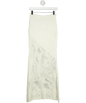 Tiger Mist Cream Shah Skirt UK 10
