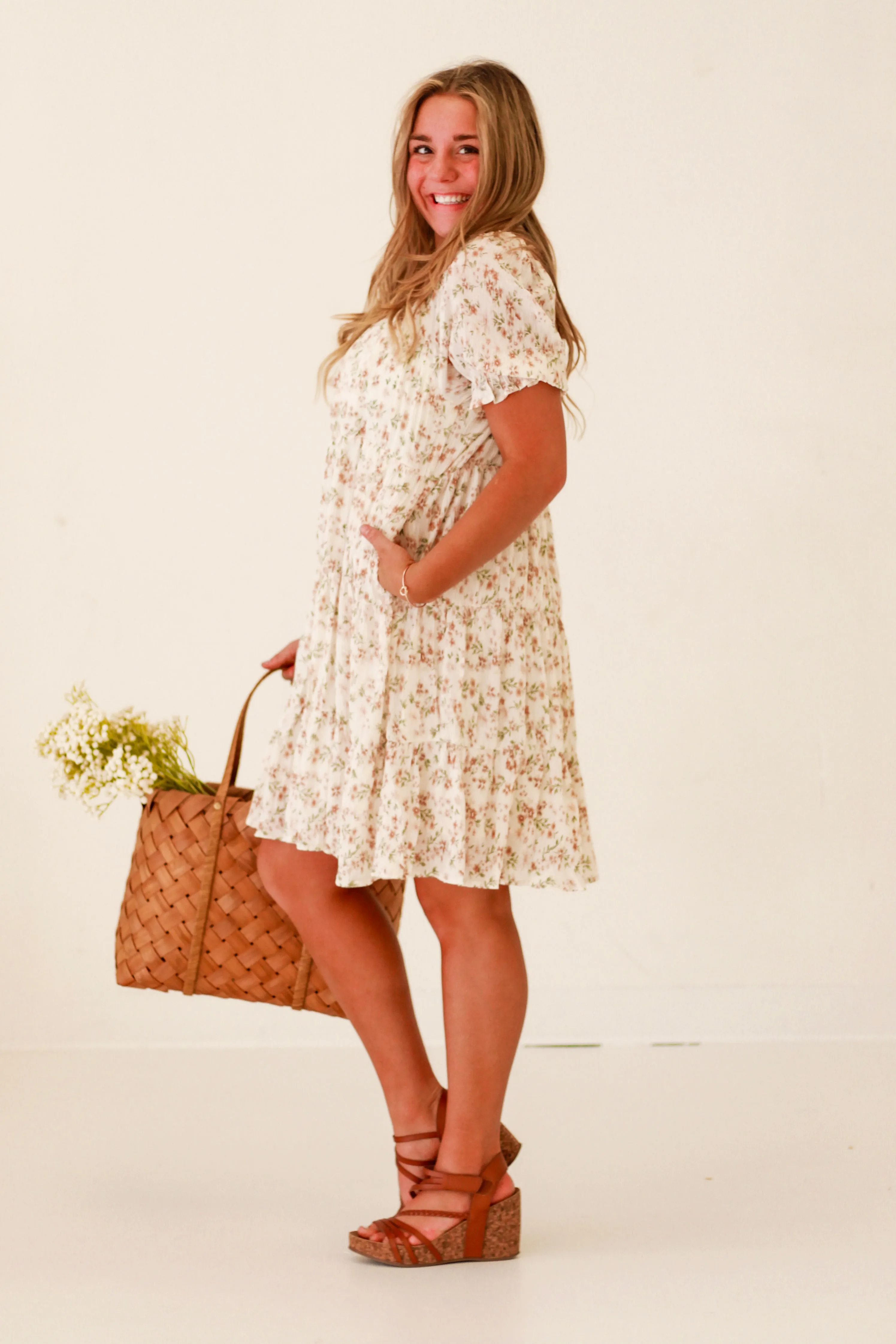 Time for The Tea Party Floral Dress