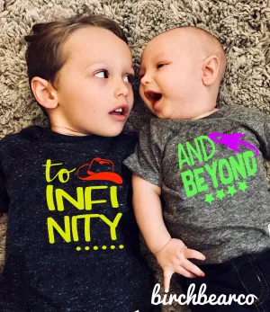 To Infinity and Beyond Shirt Set | Kids Shirts