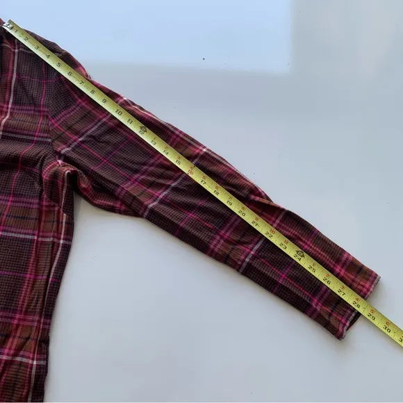 Tommy Hilfiger Original long sleeve flannel plaid pajama set in red Size‎ XL