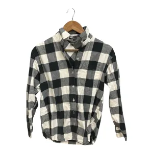 Top Long Sleeve By Eddie Bauer In Plaid Pattern, Size: Xs