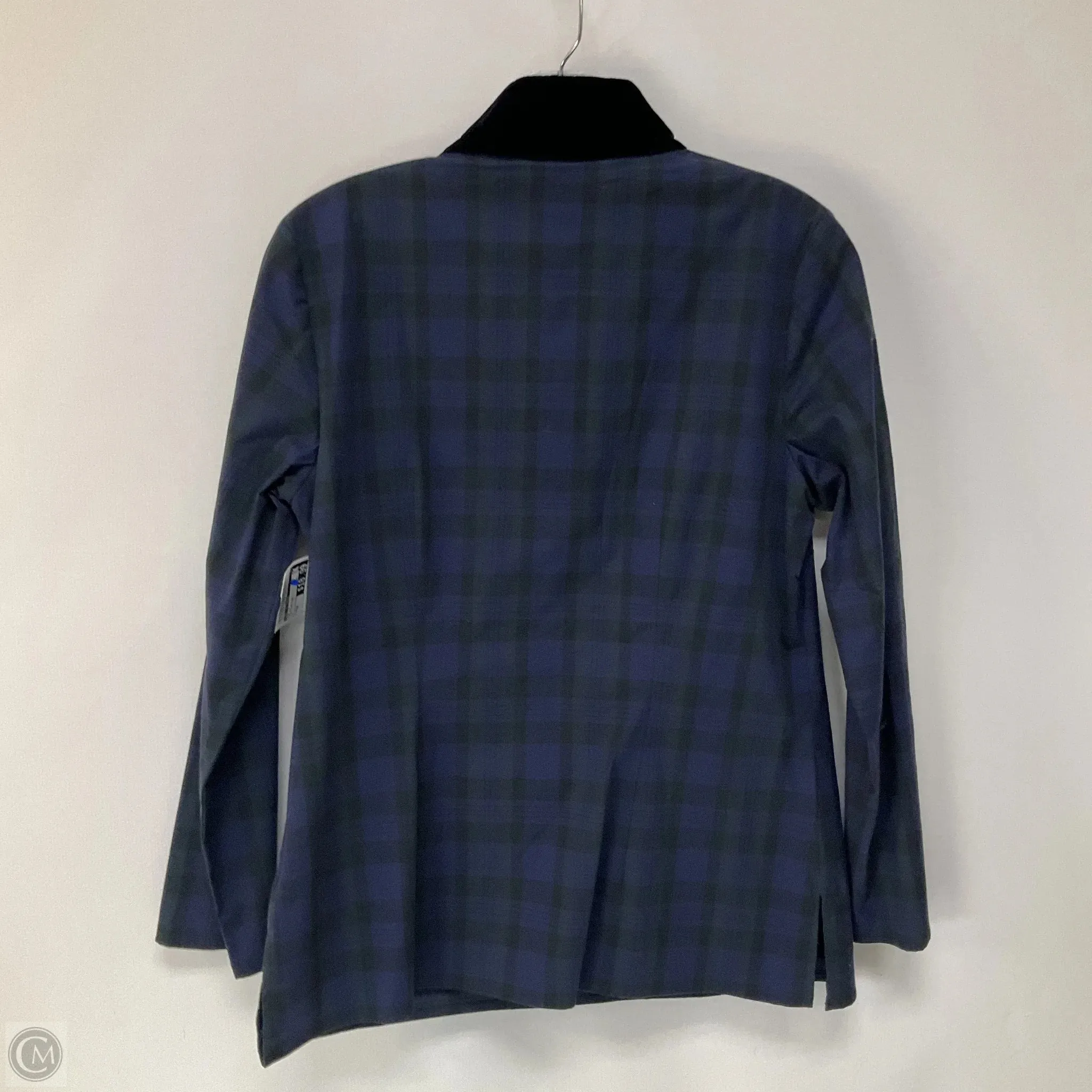 Top Long Sleeve By Sail To Sable In Plaid Pattern, Size: M