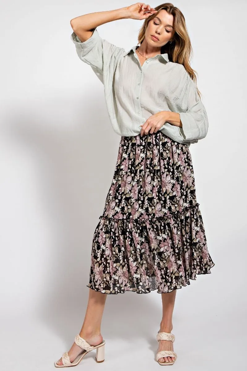 Tristessa Floral Skirt