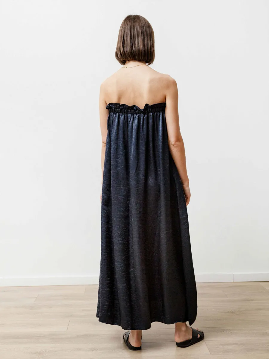 tube dress - crushed slinky midnight