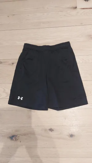 UA black shorts YXL