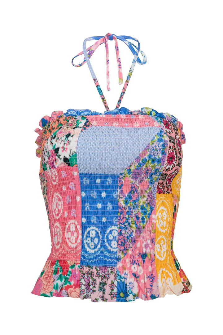 Una Smock top - Patchwork