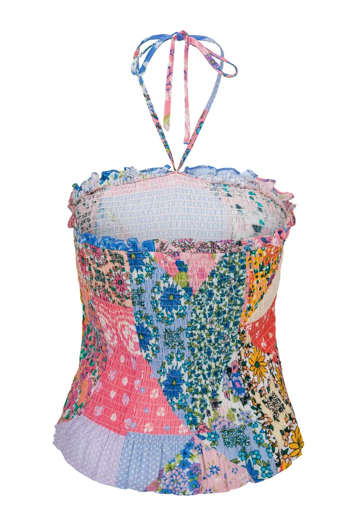 Una Smock top - Patchwork