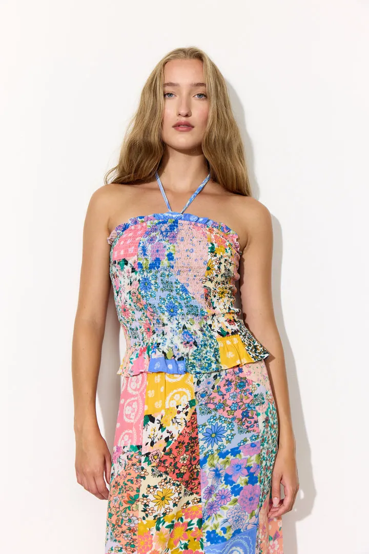 Una Smock top - Patchwork