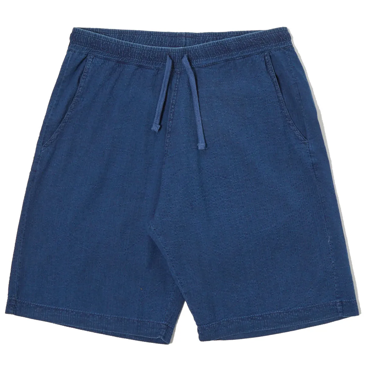 Universal Works Lumber Short Seersucker Washed Indigo
