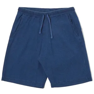 Universal Works Lumber Short Seersucker Washed Indigo