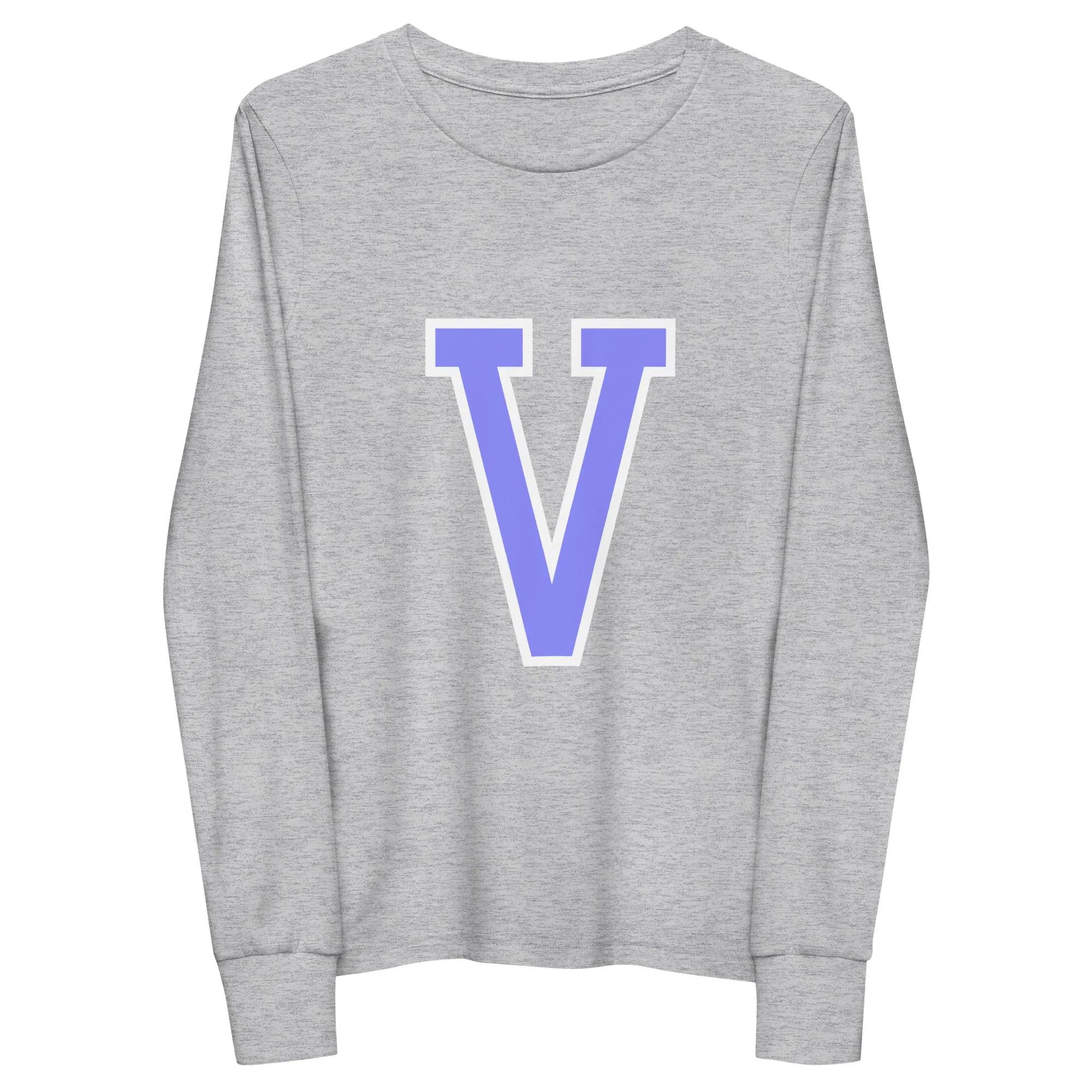 V -  Sustainably Made Kids Long Sleeve T-shirt