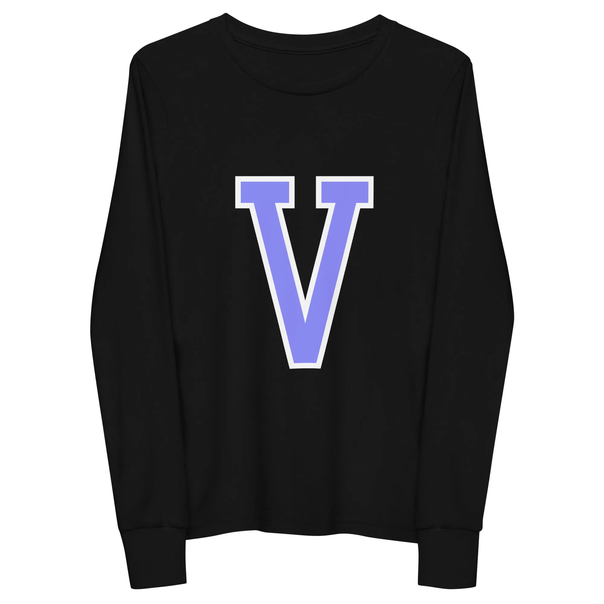 V -  Sustainably Made Kids Long Sleeve T-shirt