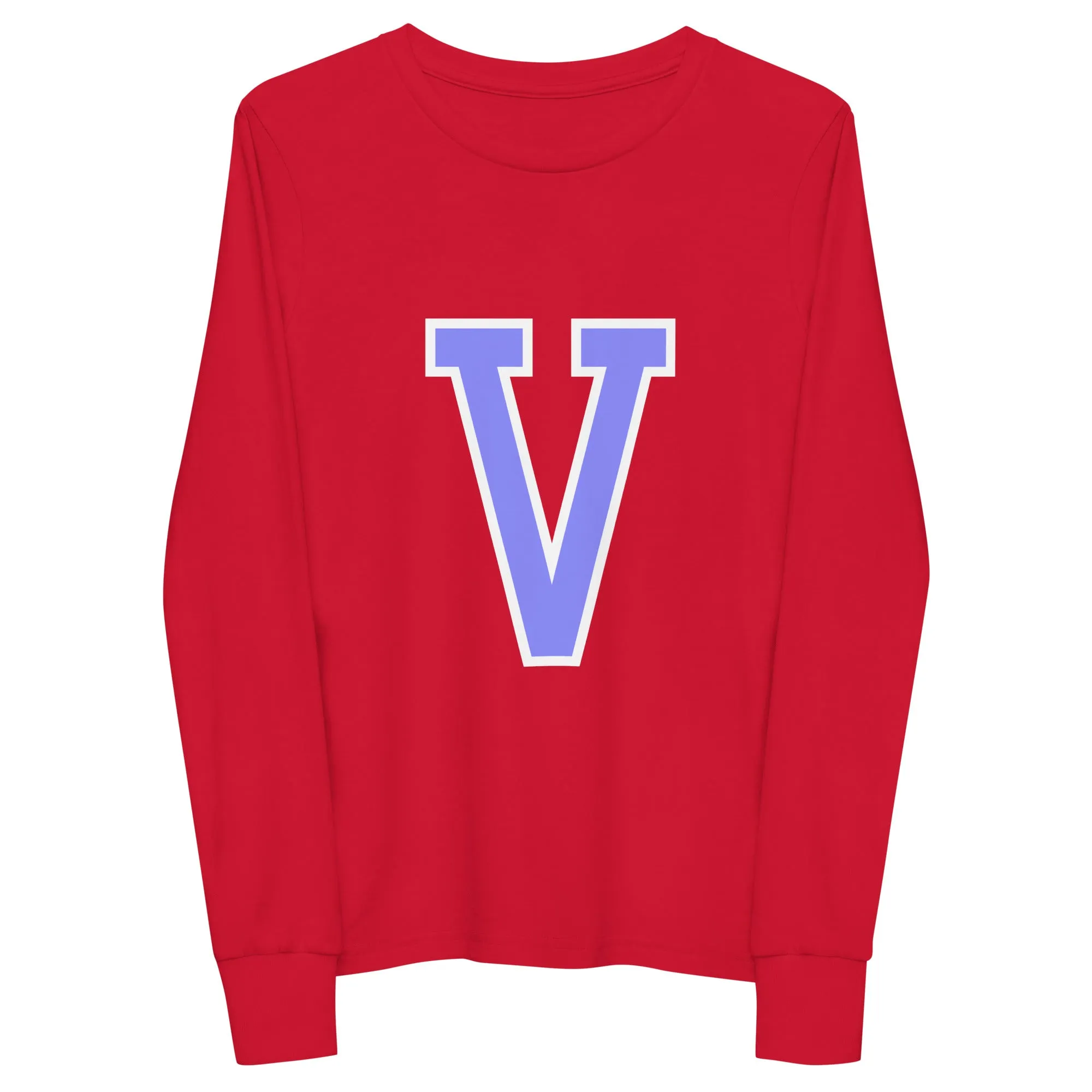 V -  Sustainably Made Kids Long Sleeve T-shirt