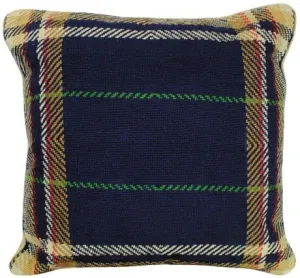 Van Campen - Blue Plaid Decorative Pillow