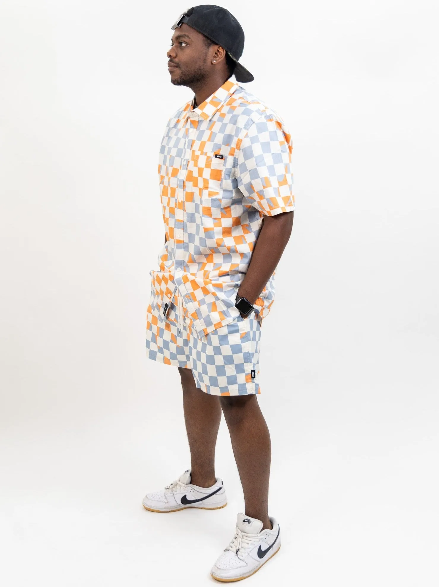 Vans Primary Elastic  Boardshort - Marshmallow/Dusty Blue