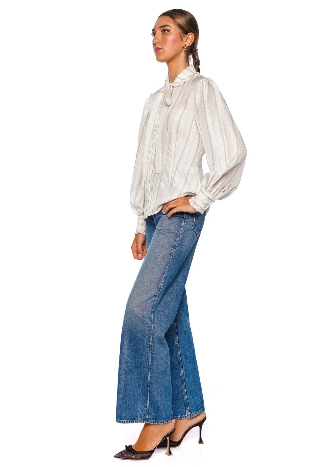 Vedra Long Sleeve Silk Blouse