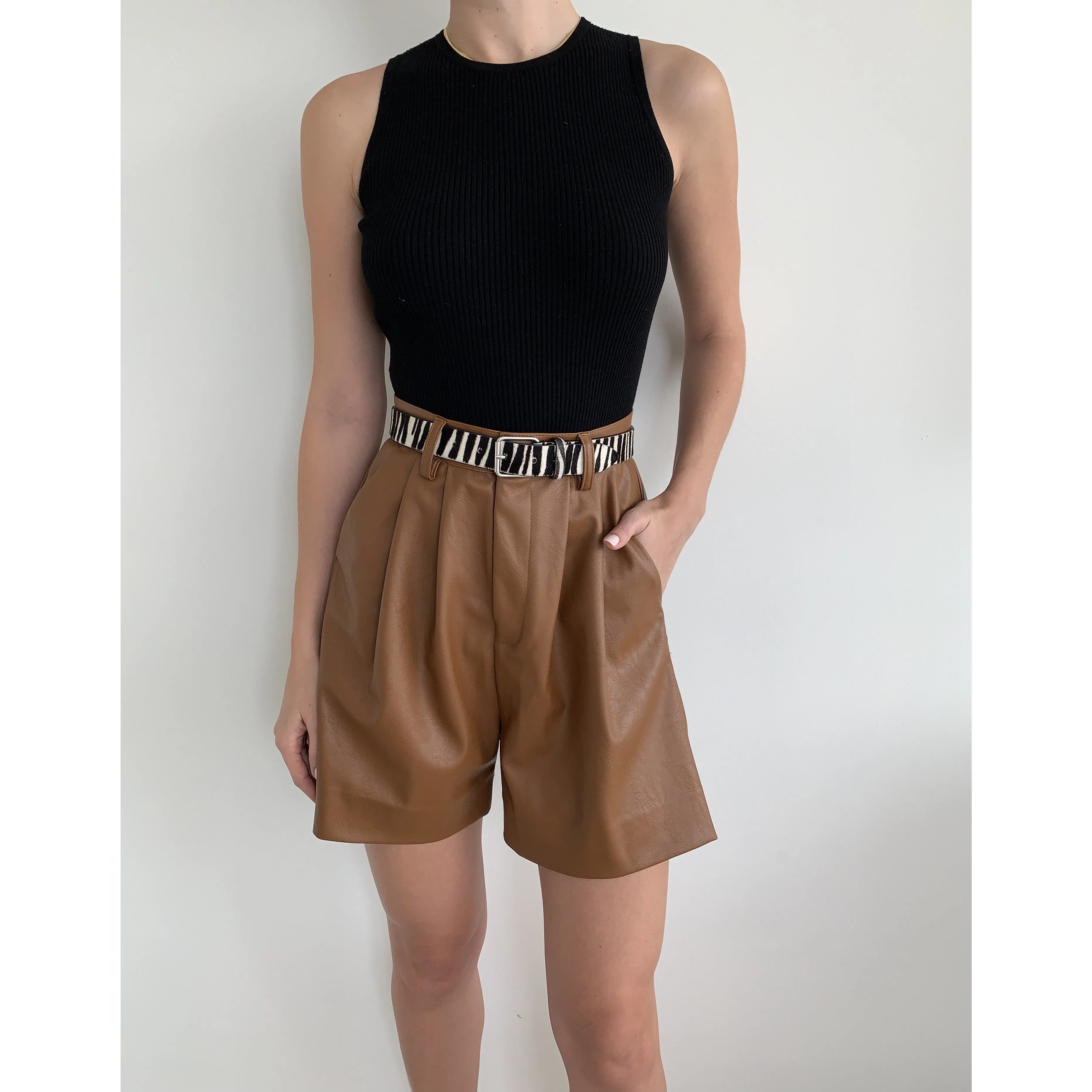Vegan Leather Short | Women’s Clothing Boutique