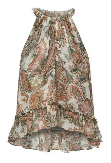 Veronica Beard Renee Tank - Orchid Multi