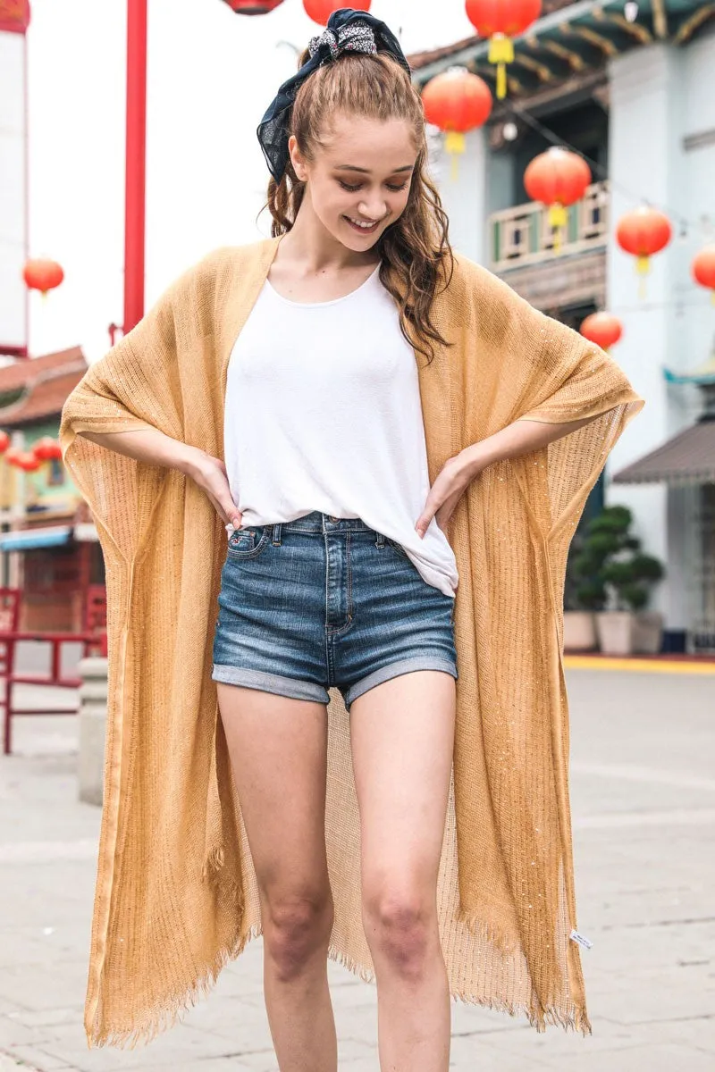 VIBIN SEQUIN KIMONO