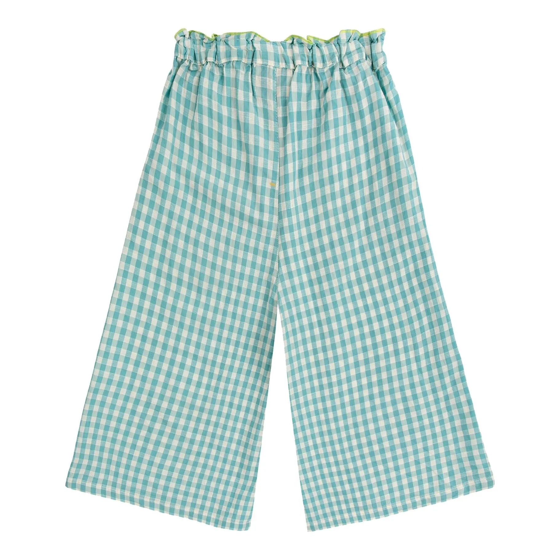 Vichy Woven Culotte Pants