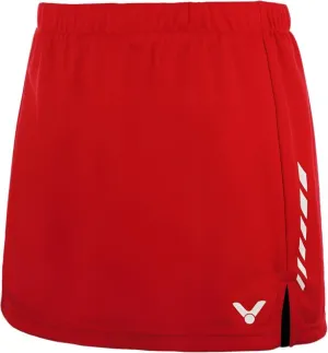 Victor Badminton Skirt Denmark Womens Red 4618