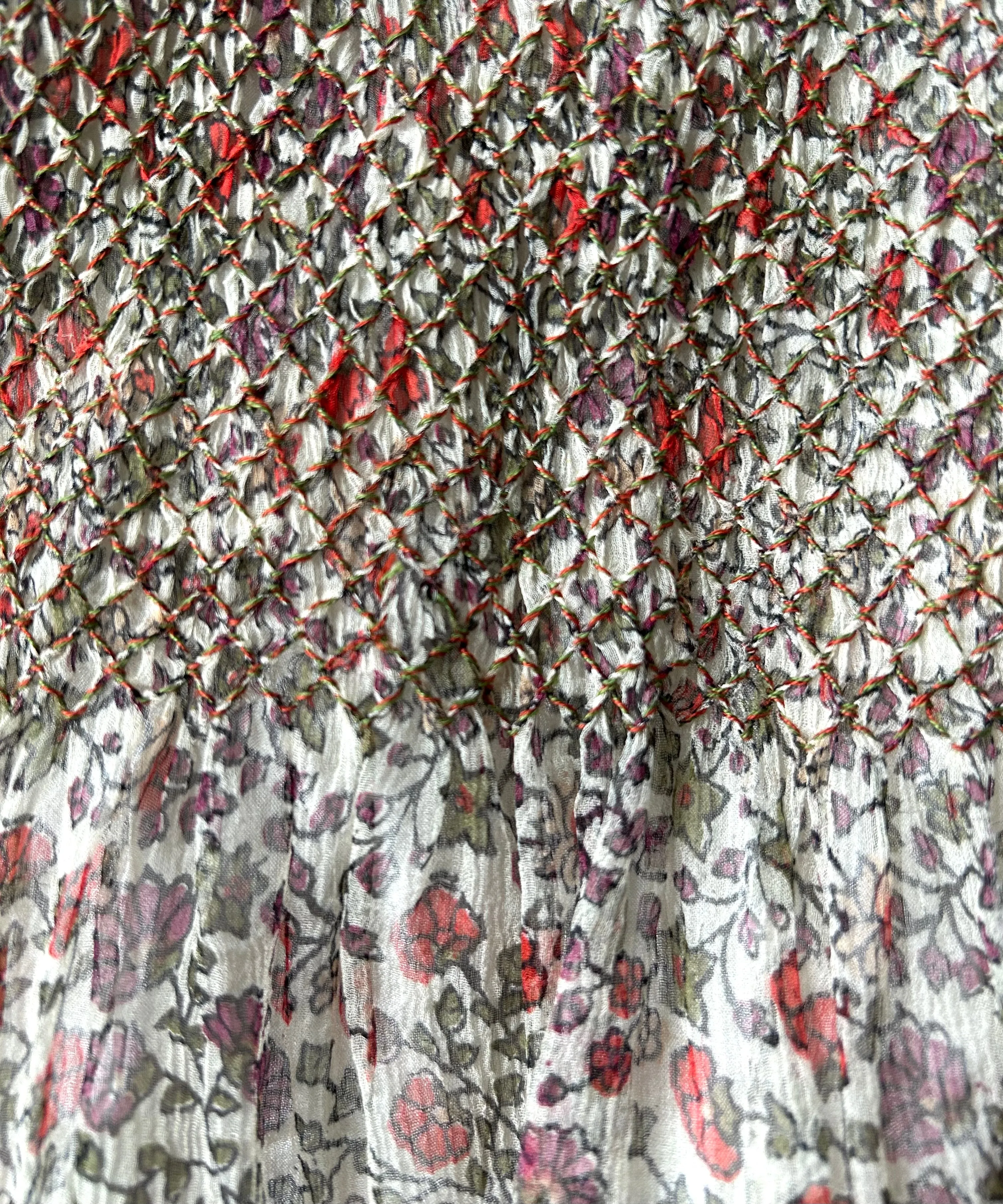 Vintage 1970s silk gown . Treacy Lowe dress . size xs to small