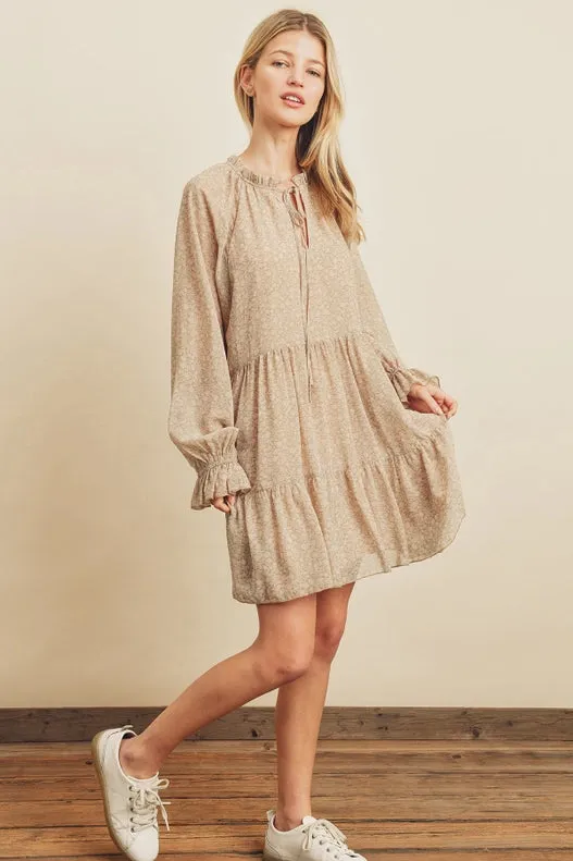 Vintage Floral Swing Dress