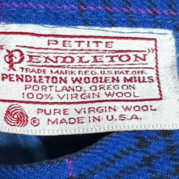 Vintage Pendleton Wool Skirt
