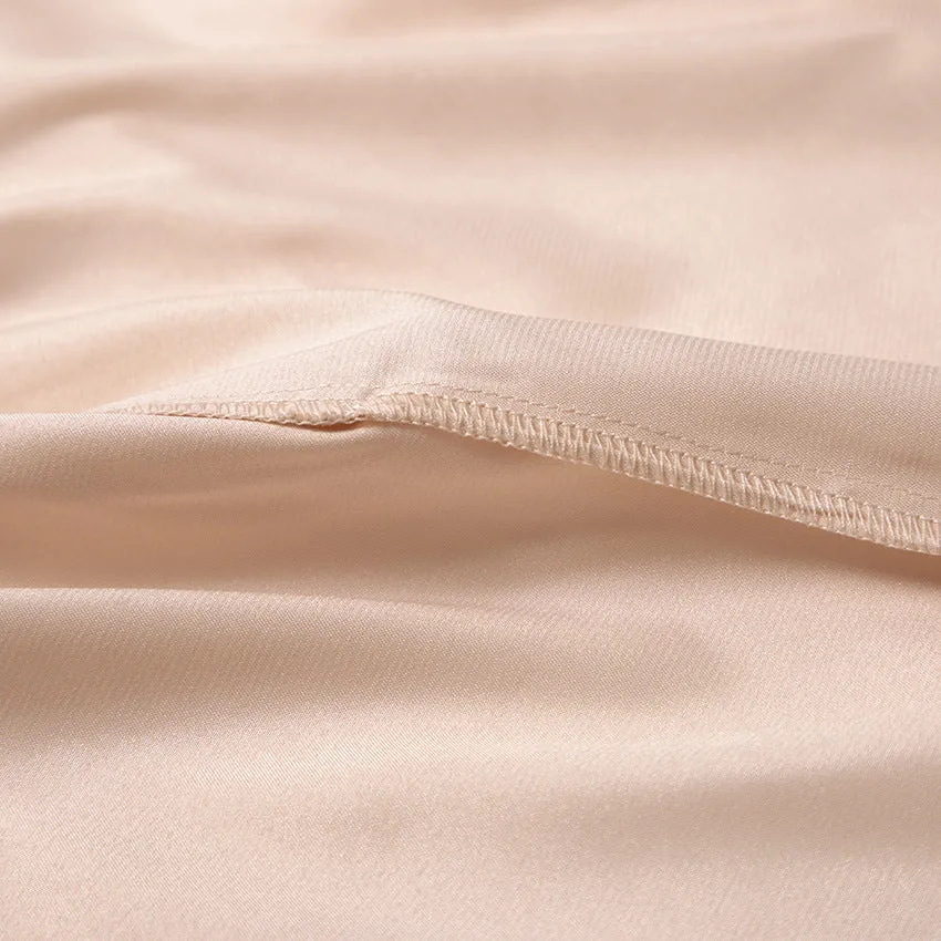 Vintage Pile Collar Single-breasted Silk Shirts Blouses