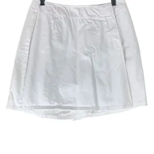 Vintage Skort Size 8 Shorts Skirt White Cotton Womens Northcrest