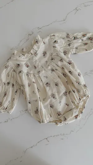 Violet Printed Romper