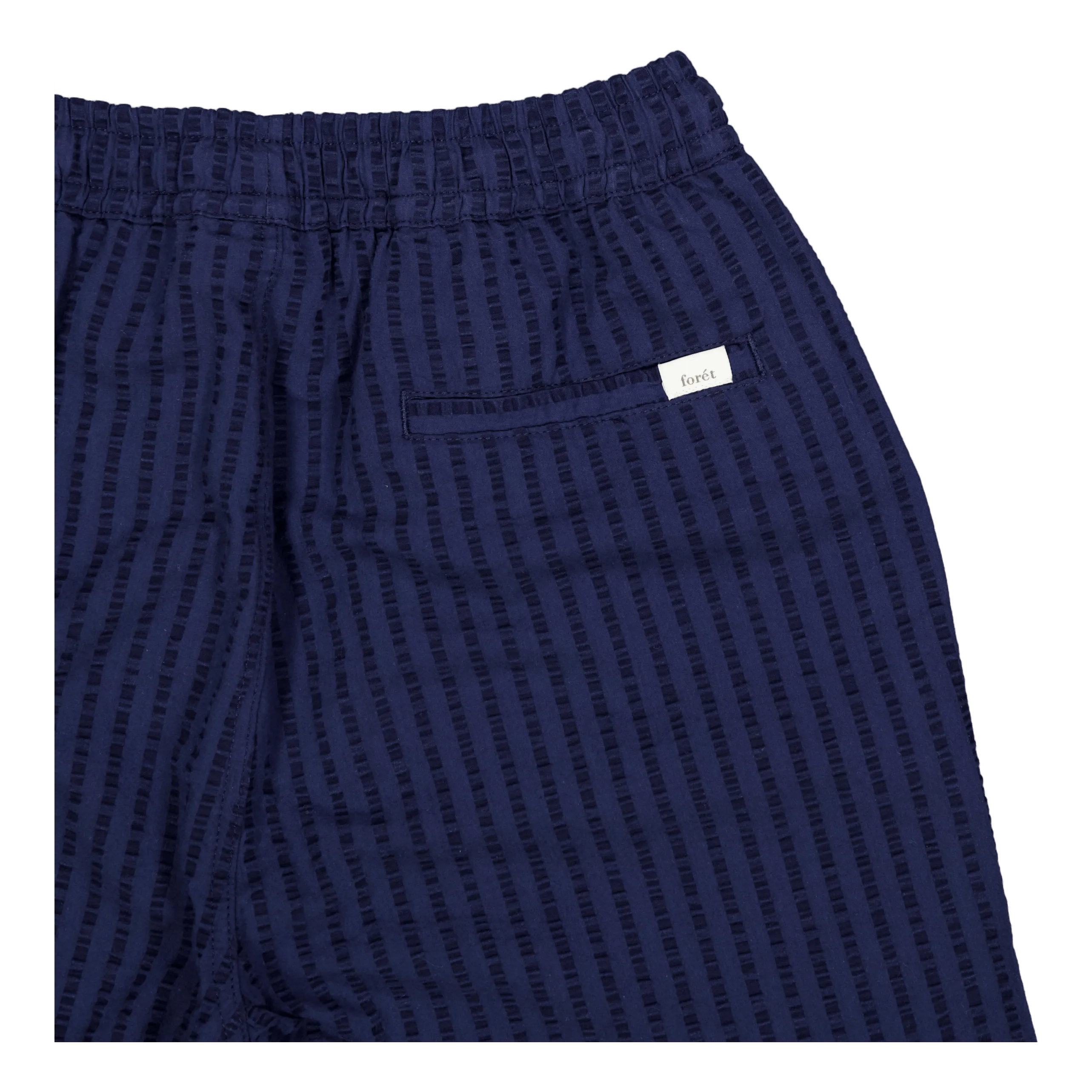 Vole Seersucker Shorts Navy