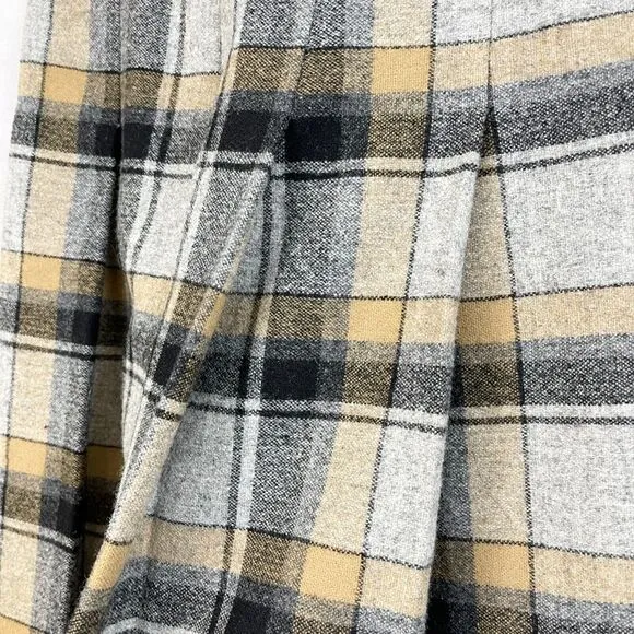 VTG Gor-Ray Wool Skirt Women Small Koneray Pleated Tartan Plaid Preppy Academia