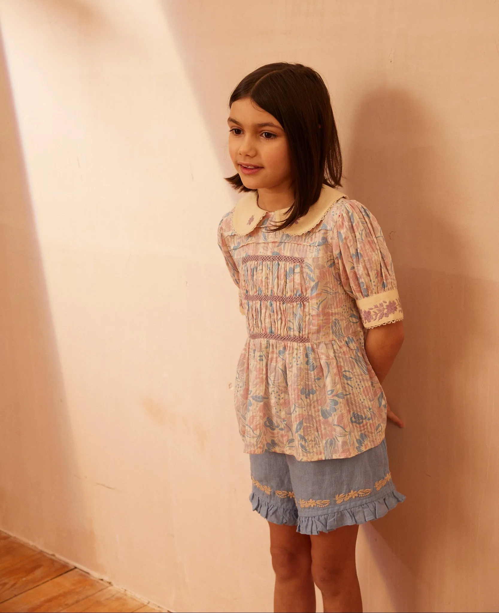 Wanda Blouse, 50’s Flora