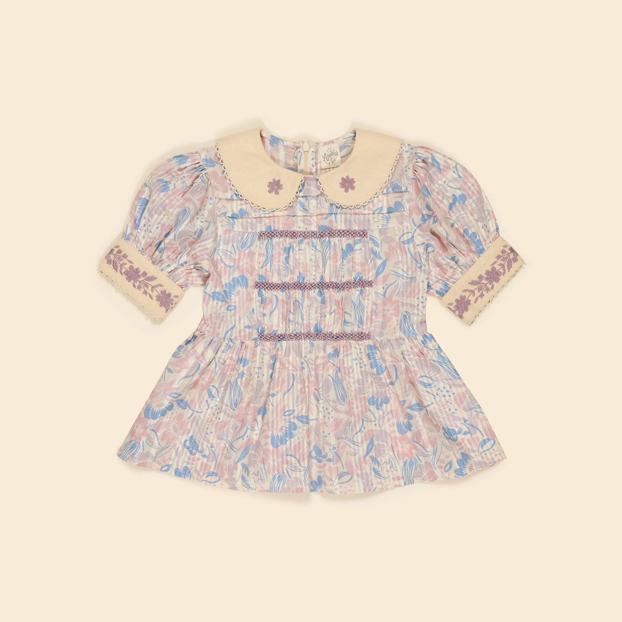 Wanda Blouse, 50’s Flora