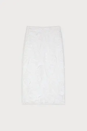 WEAVING INSPIRED LACE SKIRT