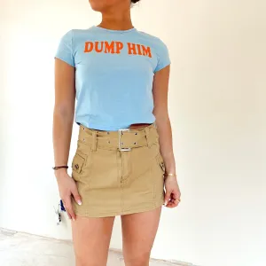 What A Night Khaki Mini Skirt
