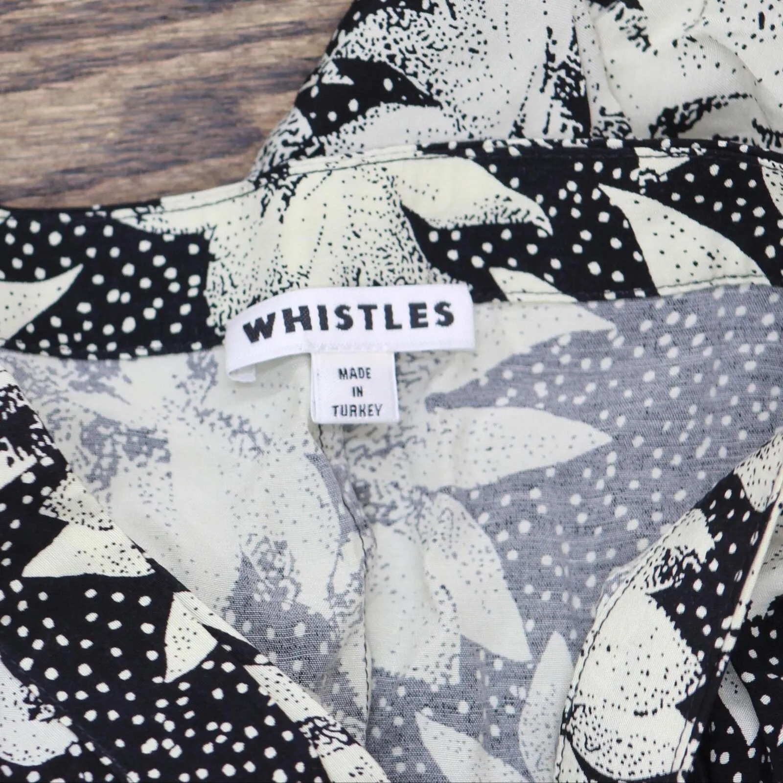 Whistles Women's Woven Starburst Floral Wrap Midi Skirt 31152 Black Multi 6