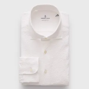 White Seersucker Shirt
