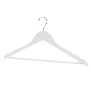 White Wooden Hangers (set of 3)