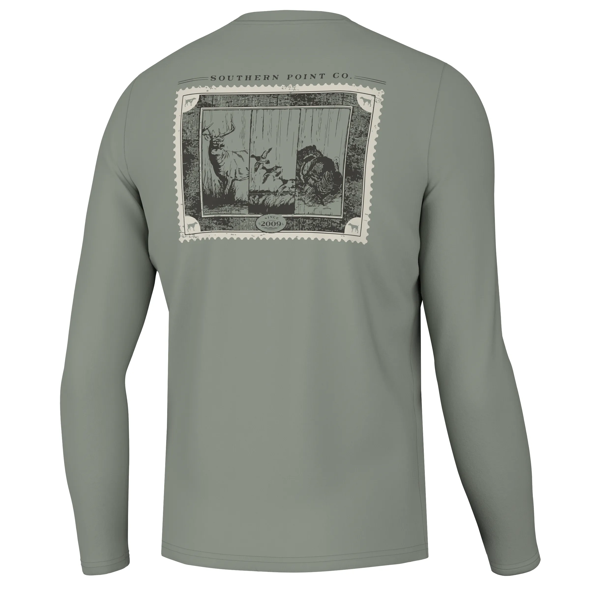WILD LIFE STAMP LONG SLEEVE TEE